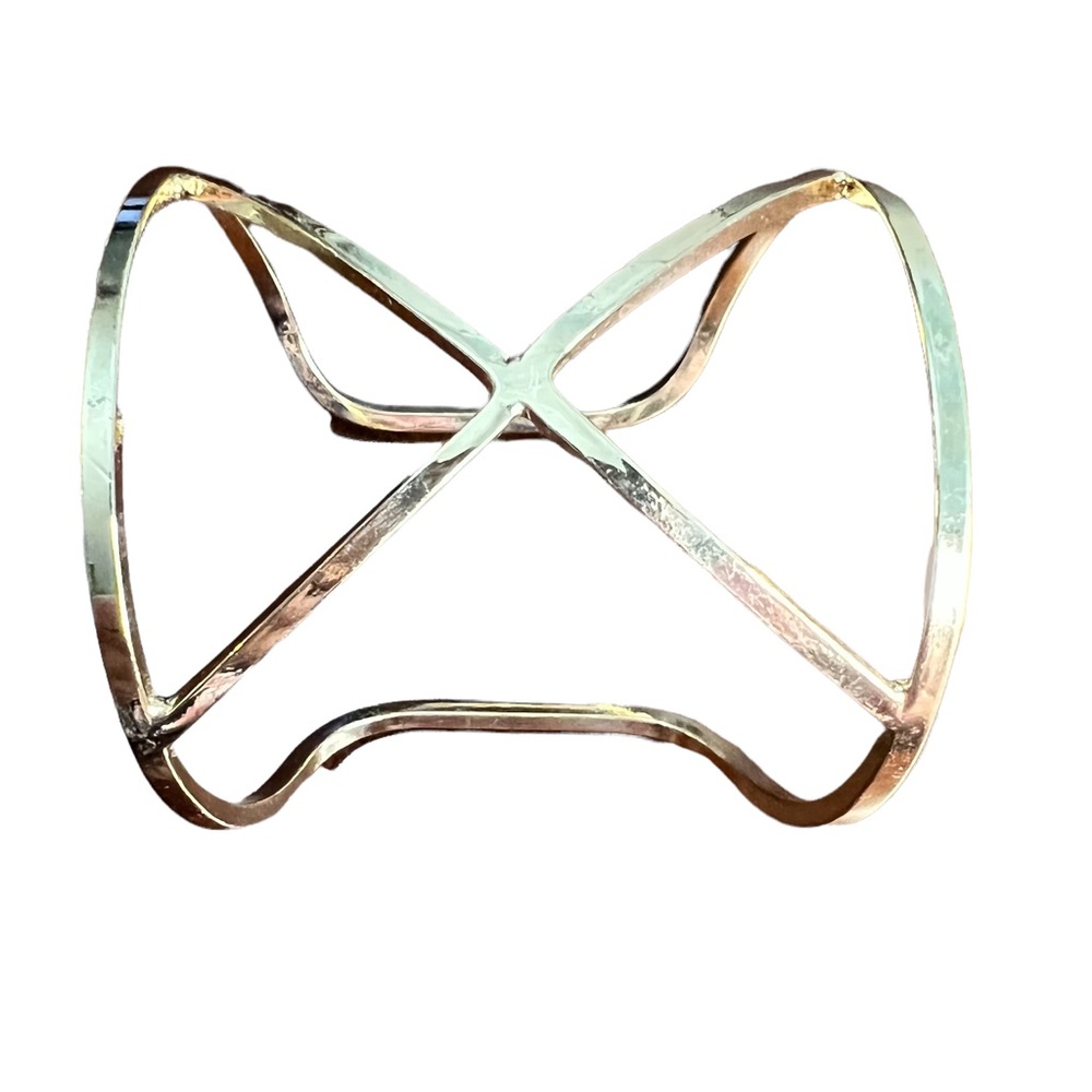 Gold Tone Cuff Bracelet - Picture 11 of 11